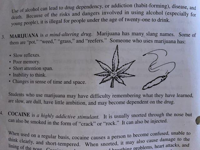 It’s crazy that DARE gets a bad rap. Every word of this handbook from 1994 is true