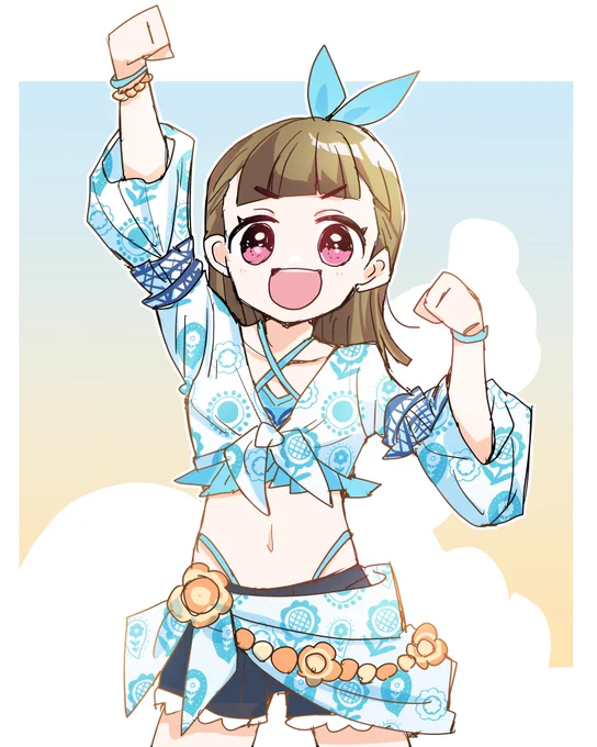 脈絡がなくても私たちの夏にしてくれる徒町 #蓮ノ空美術部