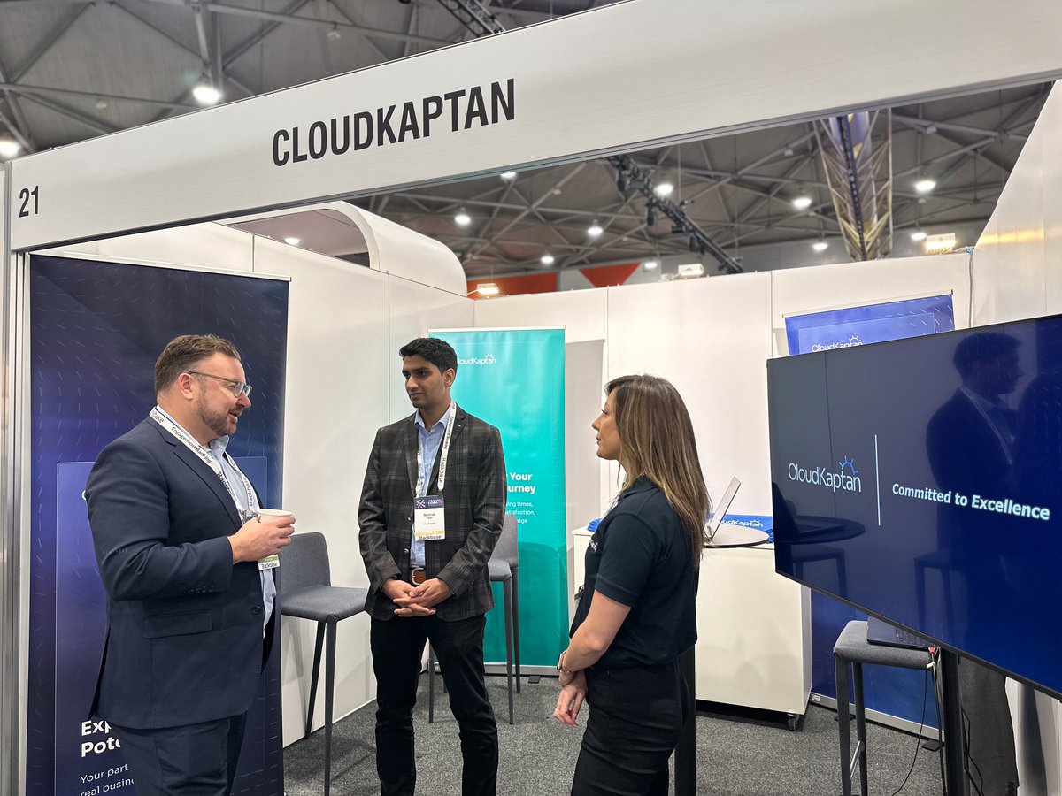 CloudKaptanCS's tweet photo. Day 2 at COBA25 in #Brisbane was a hoot!
Stop by Booth #21 to chat with our experts, see our latest tech for modernizing lending and customer experiences, and grab some CK goodies.

#COBA25 #DigitalLending #CloudKaptan https://t.co/KZY4Om4r8v