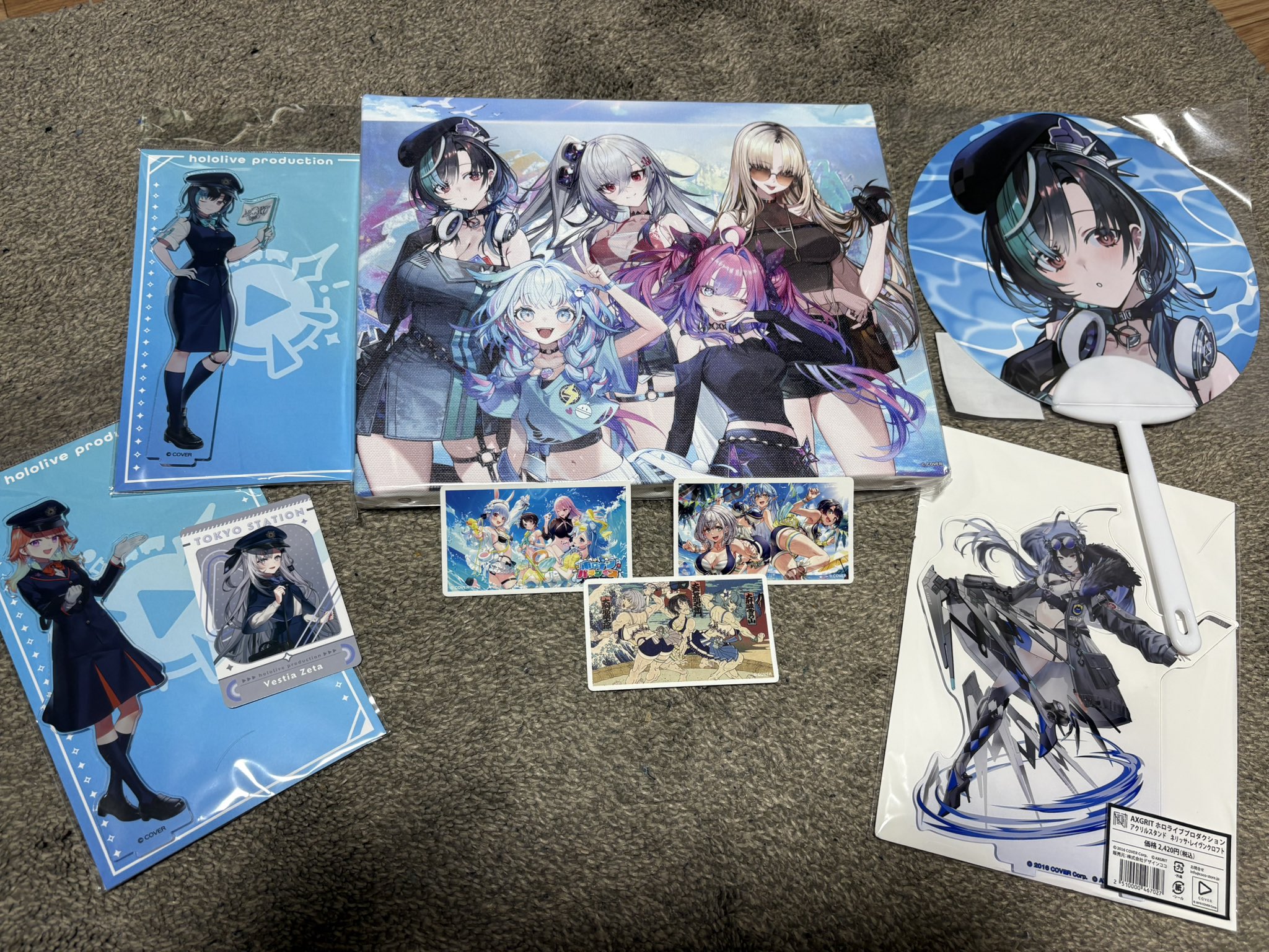 アニメグッツ バラ売り 数量限定】Z/X -Zillions of enemy X- 3枚アクリルパネル「黒崎
