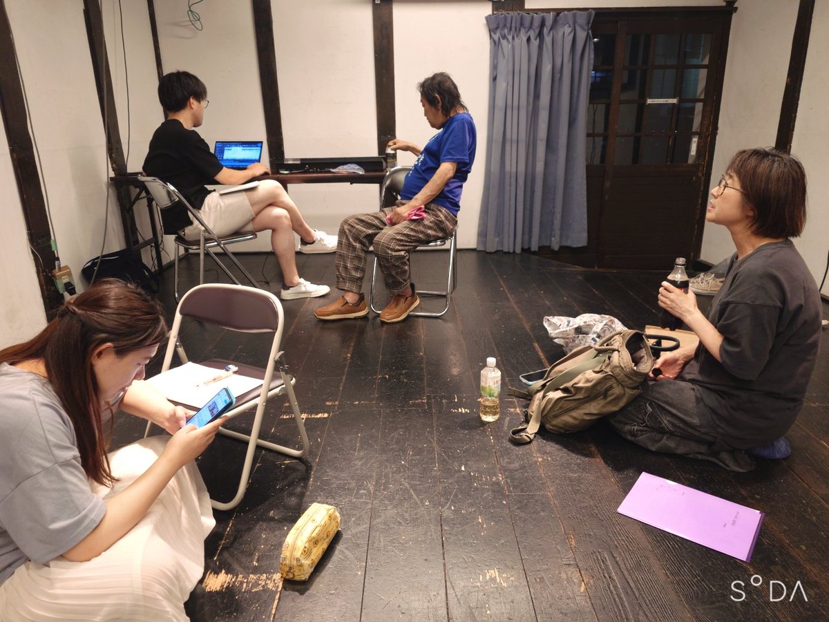 イベント小屋入り１日目！！！本日は、これから必要なものの洗い出しや音響等の打ち合わせをメインに。
#しょっちゅうお見舞い申し上げます
#六十七式赤いあんぶれら
#信濃ギャラリー