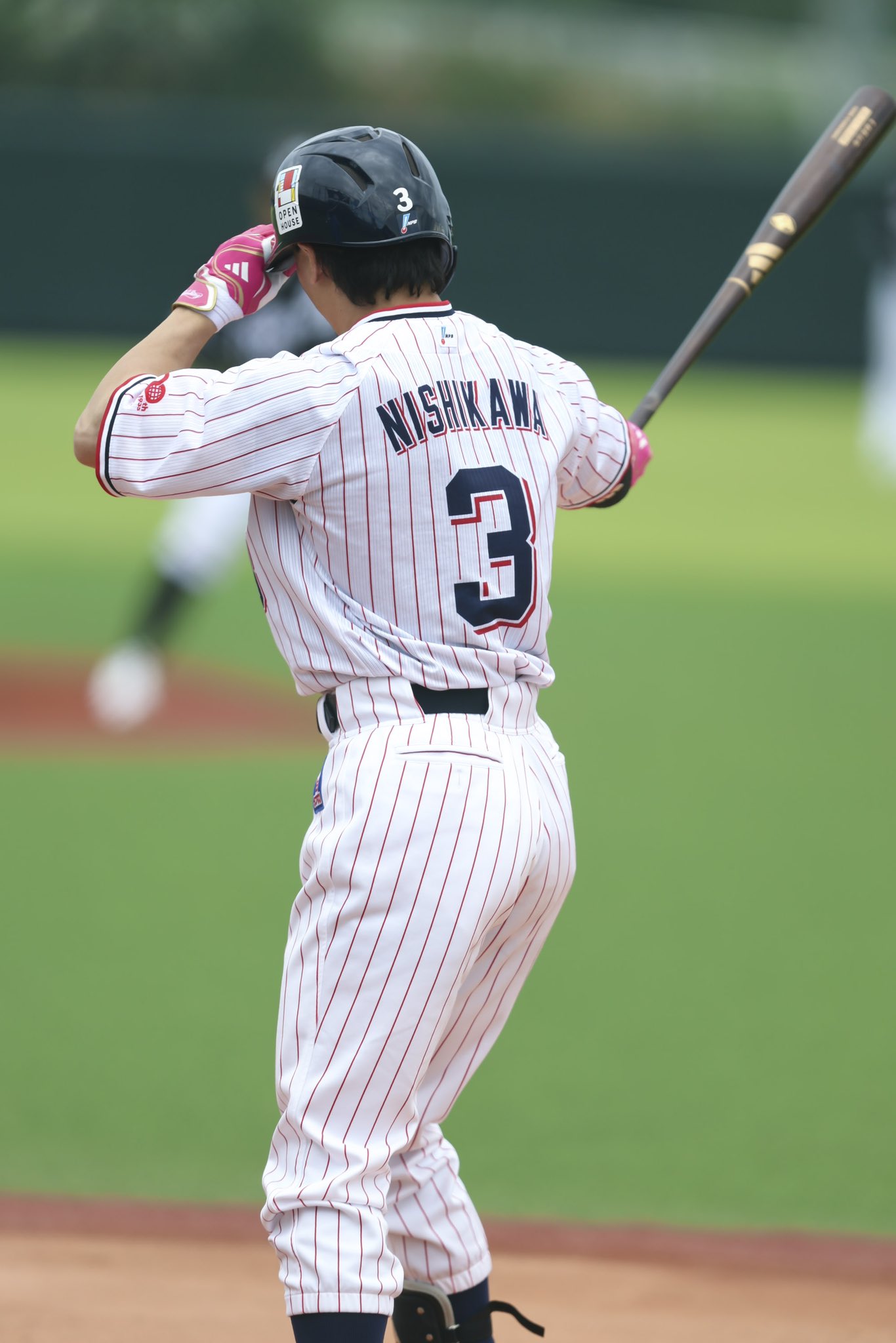 東京ヤクルトスワローズ ユニフォーム 西川遥輝　3 Majestic XL 東京スワローズ西川遥輝 3 ユニフォーム - メルカリ