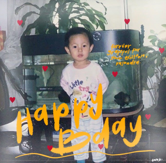 Desember's tweet photo. Happy special day, Kalandra @11thofaugust🎈 (hope your day is as amazing as you are)

Cheers to another year of adventure, laughter, and making unforgettable memories together. 

You deserve to be celebrated and spoiled rotten on your birthday. Be happy, always! ✌🏻 #Kalight23 https://t.co/0GZFCRqQdd
