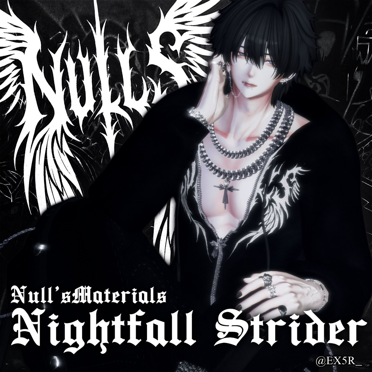 ✨新作公開✨
🎁プレゼント企画🎁

5アバター対応 Nightfall Strider 公開を記念して
5名様に当たるプレゼント企画を実施いたします。

応募方法
当アカウントのフォロー
このポストのリポスト
商品のスキ数100につき1枠追加

応募期限は8/14 23:59迄
#VRchat #NullsMaterials
ff00ff.booth.pm/items/7287849