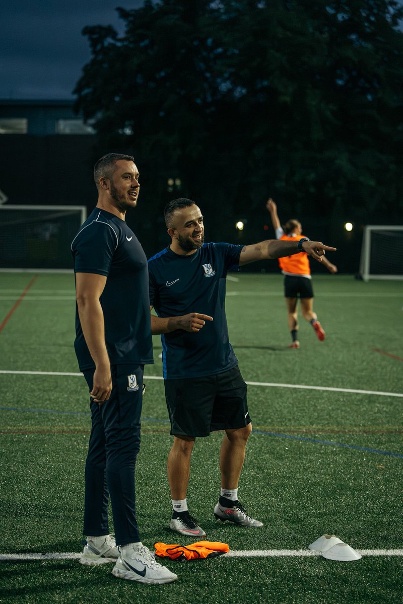 EnfieldTownLFC's tweet photo. π΅βͺ Leading the Charge for 2025/26
πΈ First Team Manager Leo & Assistant Manager Alex β the team behind the team.
With experience, vision, and a shared passion for success, this duo is ready to guide Enfield Town Ladies into the new season.
#UpTheTowners #ManagementTeam https://t.co/nisJJDNziL