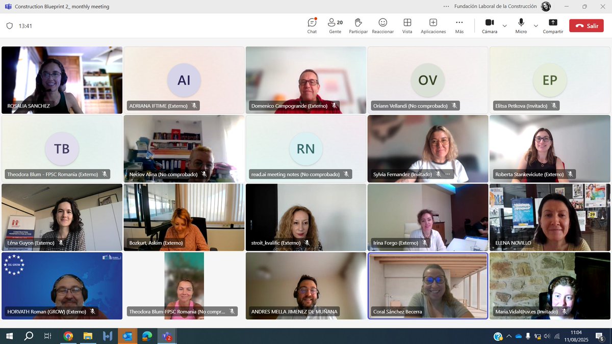 EUConstruction's tweet image. 🚀 The future of construction is NOW.
In today’s #ConstructionBlueprint2 meeting, we mapped Europe’s urgent skills needs:
🌱 Green,
💻 Digital
🤝transversal skills.
Together, we’re shaping a skilled, sustainable & tech-driven industry.
#SkillsRevolution #GreenTransition