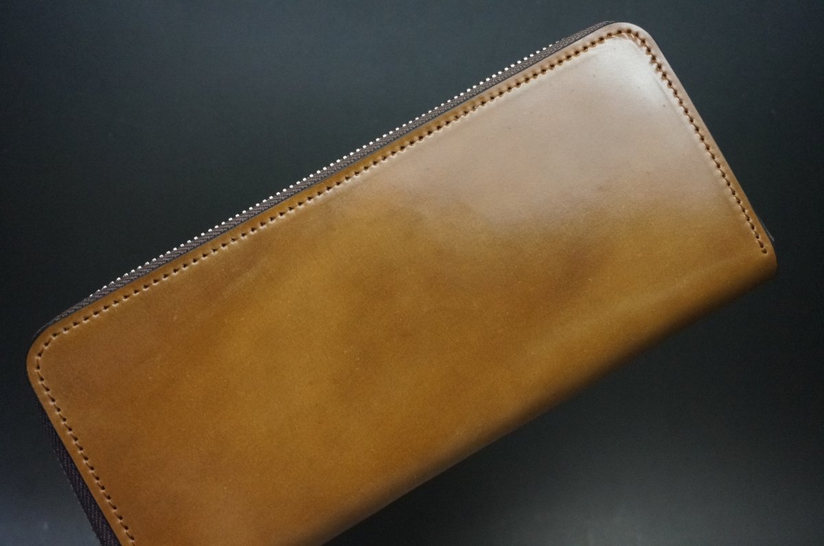 塩原レザー ホーウィンシェルコードバン×セドウィックブライドルレザー