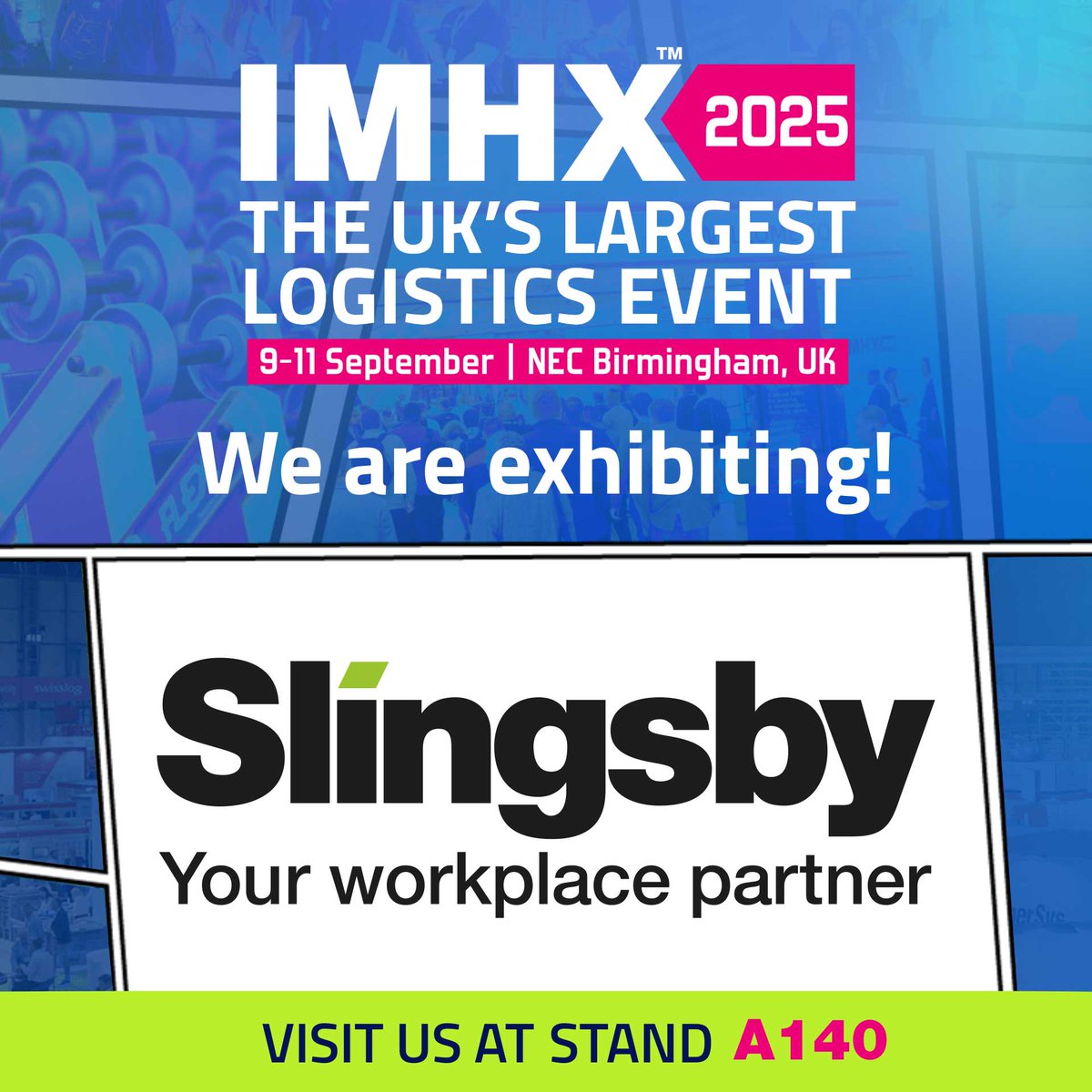 We would love to see you at stand A140 next month when we exhibit at <a href="/IMHX/">IMHX</a> with free tickets available👉tinyurl.com/yznat22h

We will be demonstrating a range of labour-saving products that help improve logistics and safety! 

#IHMX #MaterialHandling #Logistics #SupplyChain