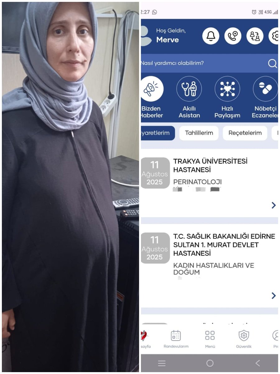 ACİL!
21. yüzyılda Türkiye!!! <a href="/NachoSAmor/">Nacho Sánchez Amor</a>
<a href="/adalet_bakanlik/">T.C. Adalet Bakanlığı</a>

"Sn. vekilim biraz acil olduğu için yazıyorum, MERVE ZAYIM'ın eşiyim bugün eşimi hastaneye sevk ettiler, Edirne'ye gelince öğrendim hastane yatış verebilir bu hafta doğum bekliyoruz sesimizi tekrar duyurabilir misiniz"