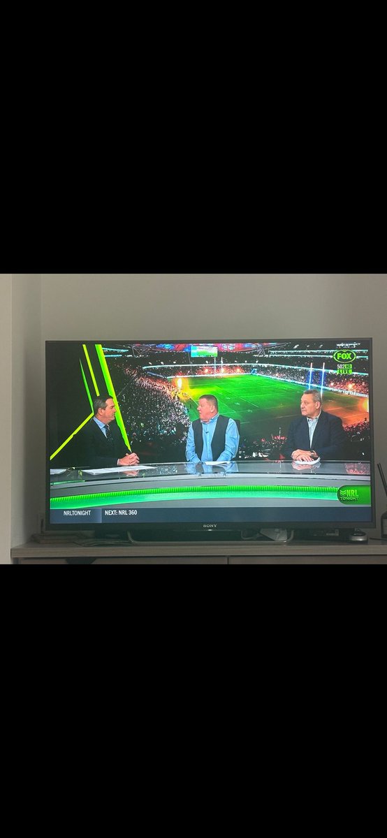 Guest appearance….. NRL Tonight Fox Sports! 😎🏉