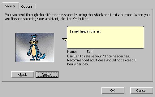 Earl the Cat was a downloadable office assistant for Microsoft Office 97. He was one of the animated characters, like Clippit (Clippy), that were part of the Office Assistant feature in Microsoft Office.

AqgmeAg1BWmouLHLTmv9cKnB6KNri4otTtHAbZ1wpump

$EARL

LINK: