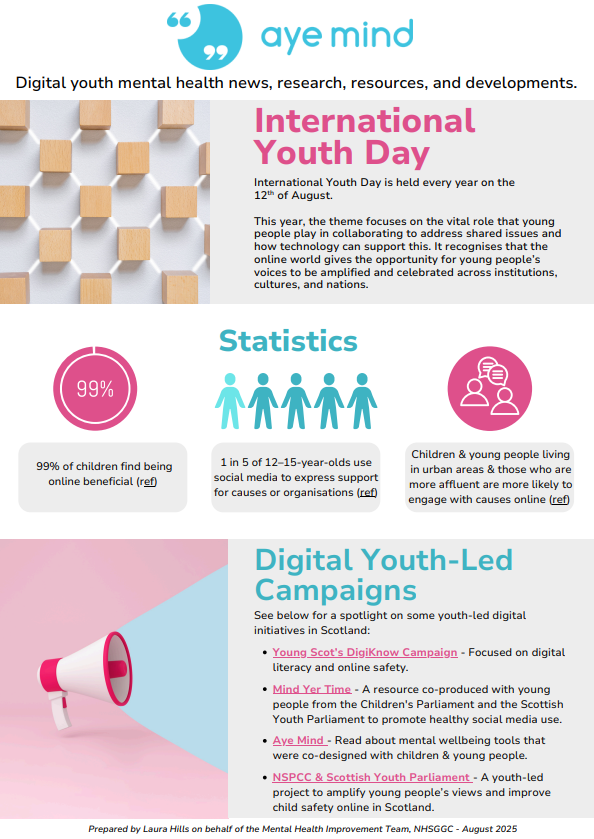 ayemind99's tweet photo. Today is International Youth Day!

Our latest newsletter looks at the role young people play in collaborating to address shared issues &amp; the role technology plays to support it 🤝

https://t.co/oyjLuUzFp7 https://t.co/ThHoDXUnlg