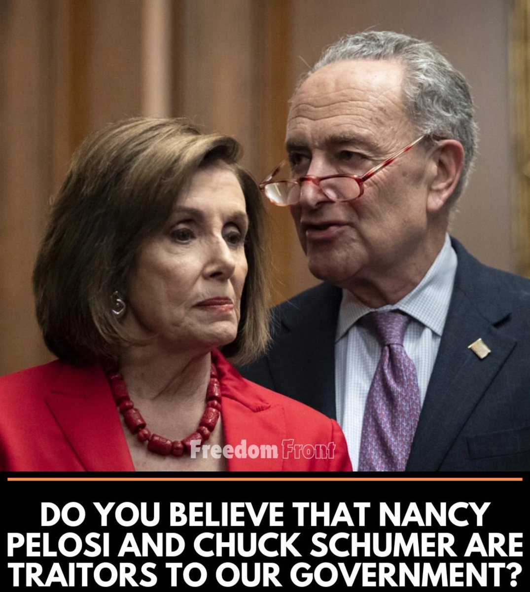 Do you believe they are traitors?! 
YES or NO?!