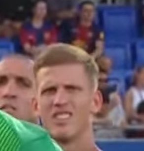 Tots som Olmo escoltant Ter Stegen