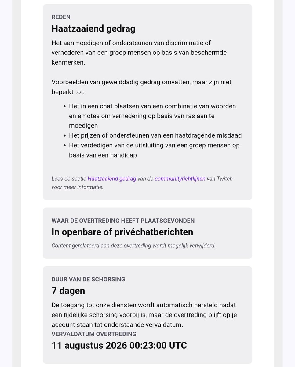 WithMayX's tweet image. ‼️Please Help‼️

Both my accounts were wrongfully suspended for &quot;Hateful Conduct&quot; in the middle of the night.

One of these accounts I haven&apos;t logged into for over 2 weeks. The other one&apos;s appeal got instantly denied.

No proof or explanation.
@TwitchSupport @Twitch