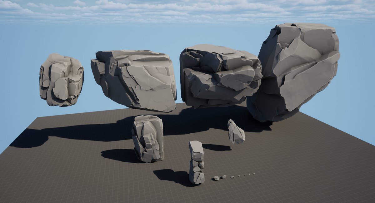 itsameslime's tweet image. Happy Monday #3DArtCommunity!!! 🎨

Here’s how my rock set turned out — still need to work on the set dressing, but overall I’m pretty happy with the result!☺️

#3DArt #DigitalArt #EnvironmentDesign