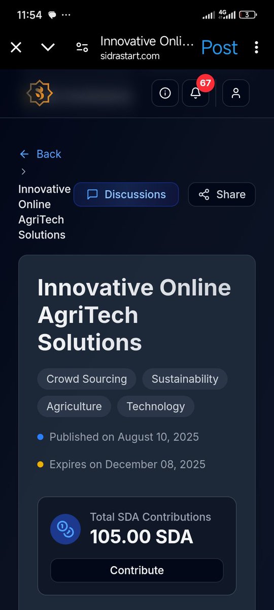 mouahmad30's tweet photo. 🌾 INNOVATIVE #AGRITECH SOLUTIONS is here to transform agriculture for a smarter, greener future.

Join us as we turn bold ideas into real impact, Every investment grows value for people and the planet.

The future of farming starts now🚀

Project 🖇️ 👇 
https://t.co/ALXPr8BCQ1 https://t.co/VR04fZHBEn