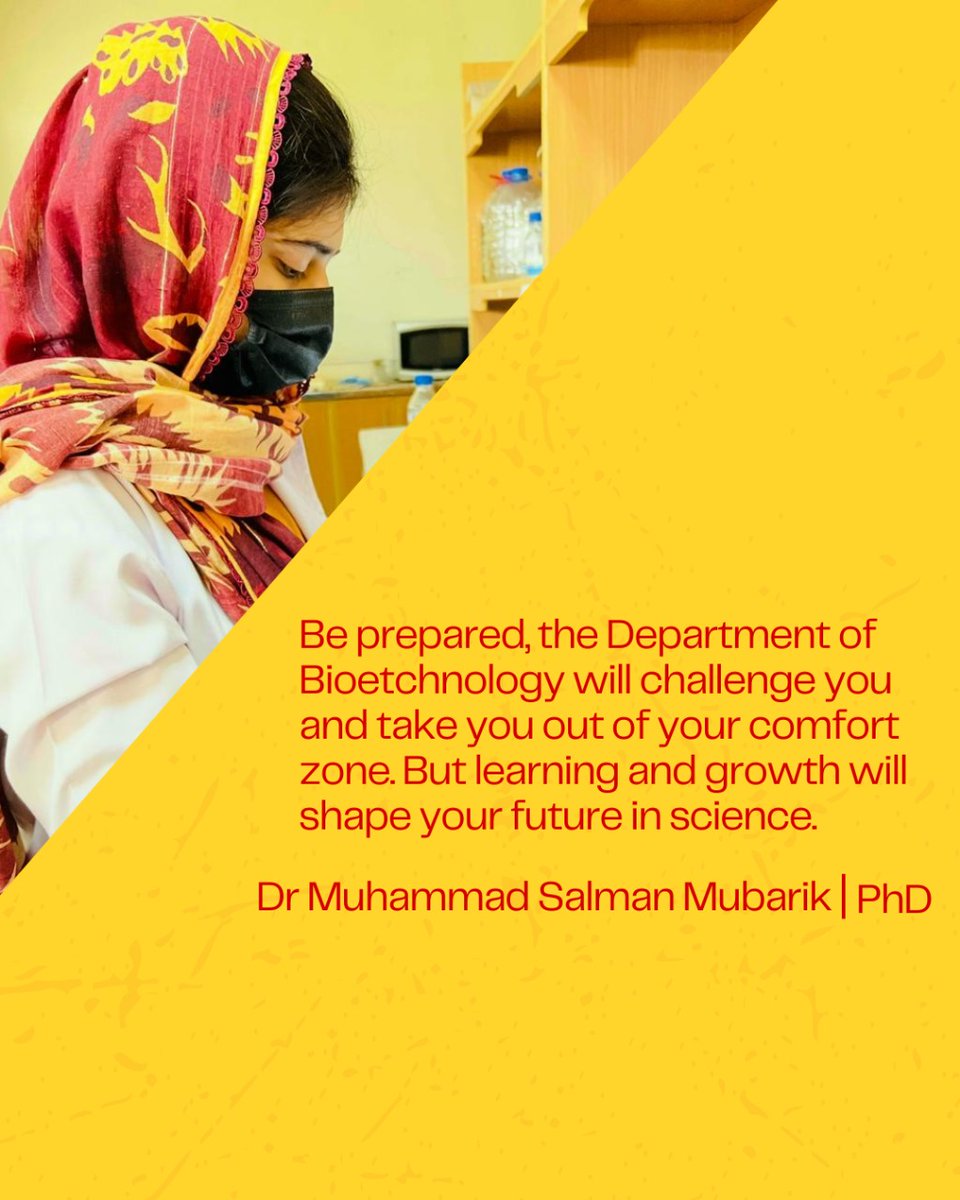 msmubarik's tweet photo. Admissions for the BS in Biotechnology program at the #University_of_Narwal @UONoffical for the Fall 2025 semester are open. The last date to apply is Friday, August 15, 2025.
Apply now: https://t.co/yEWwriOtU3
@UONoffical 
#Department_of_Biotechnology
#Food_Security
#Zero_Hunger https://t.co/Z4RWzh0EUG