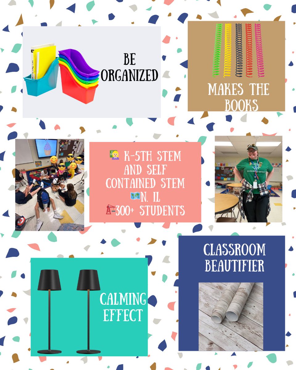 We go back in 1 week! I’ll be heading back in to organize and finish setting up these next few days. I found some things that would help with calming and organizing my classroom. Any help is greatly appreciated! #clearthelist 

amazon.com/hz/wishlist/ls…