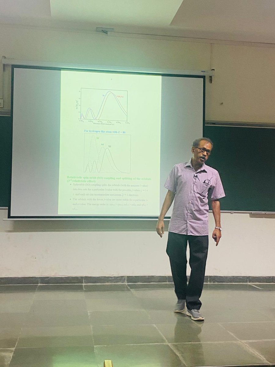chm_iiserb's tweet image. It was a great pleasure to host Prof. Asim Kumar Das, Department of Chemistry, Visva-Bharati University, Santiniketan and listen to his exciting talk on &quot;Relativistic Effects on the Chemistry of Heavier Elements&quot; @chm_iiserb @iiserbhopal