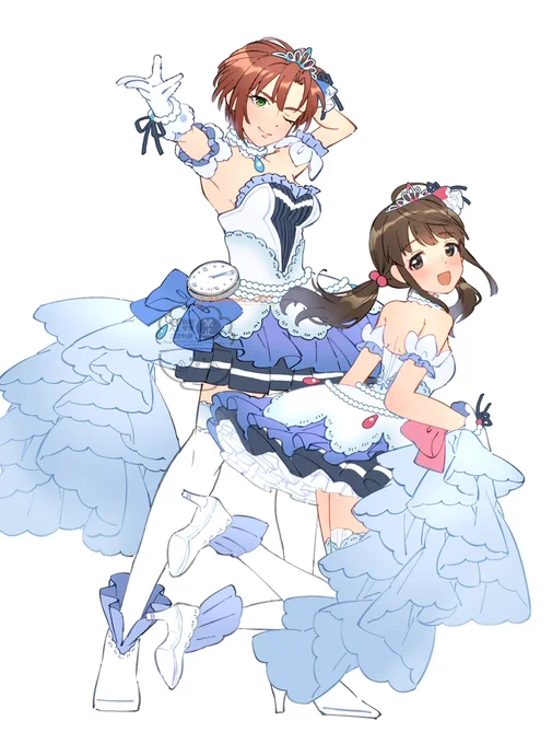#デレステ10thまで100日なのでアイドル190人全員描きたい 78日目 木場真奈美 奥山沙織
