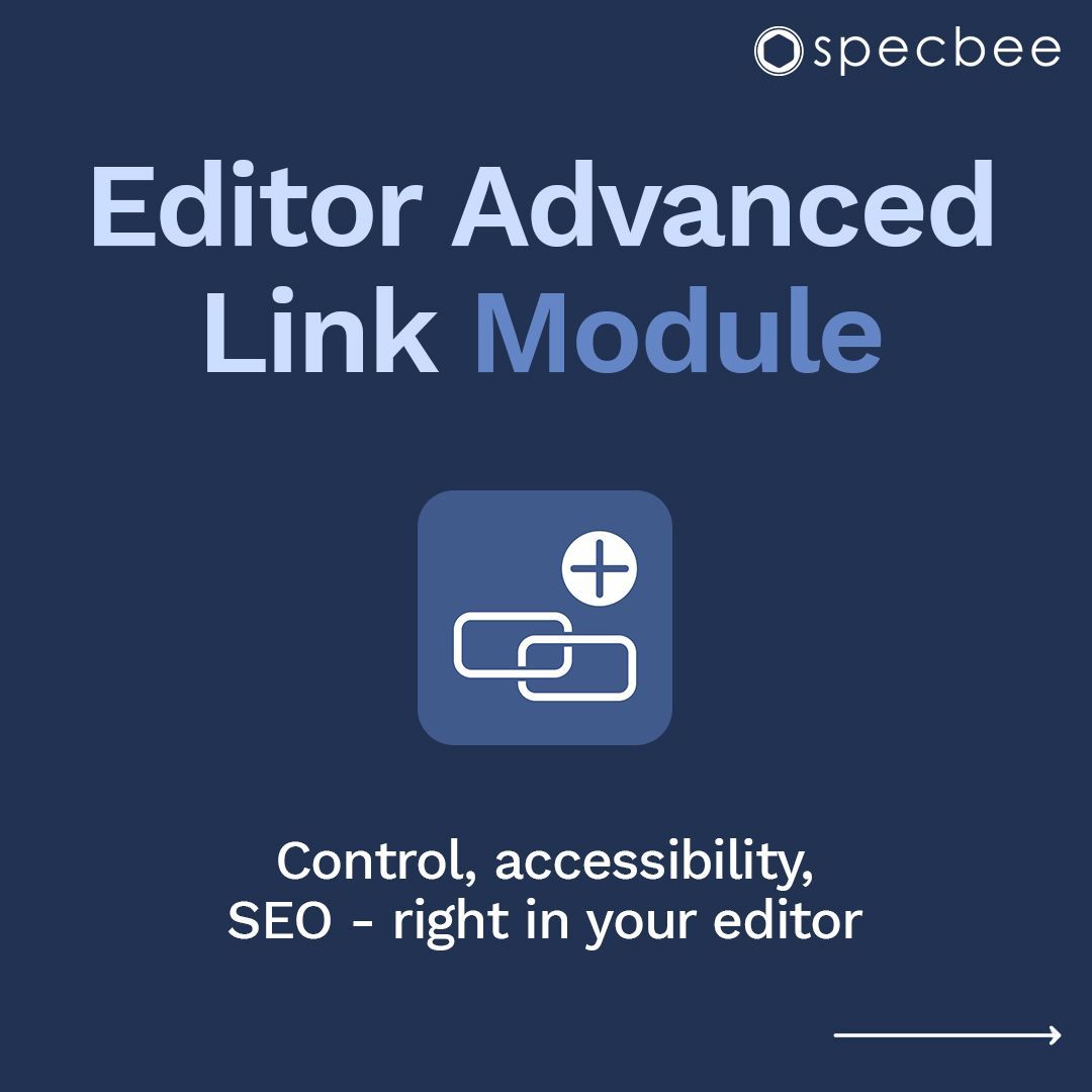 specbee's tweet image. In today’s Module Monday, let’s discuss Drupal’s Editor Advanced Link module.

#ModuleMonday #MondaysForLearning #EditorAdvancedLink #Drupal #DrupalDevelopment

Here&apos;s the link to the module:
buff.ly/O1Jieeh