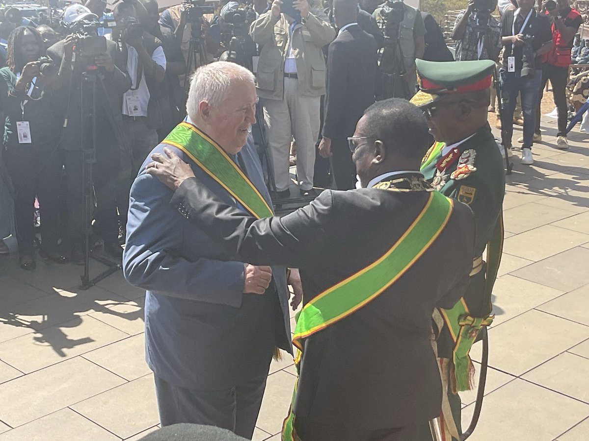 Among recipients of today’s national and international awards was a Russian National and pan-Africanist Scholar, Dr Vladimir Shubin, who coordinated and orchestrated Liberation Narratives in both then USSR and worldwide. He also facilitated the training of top ZPRA cadres,