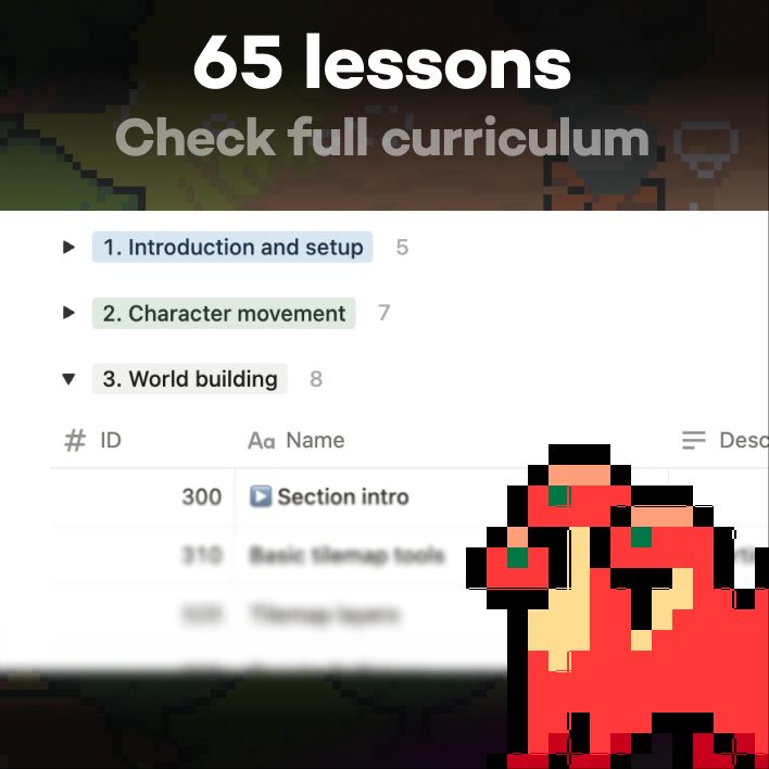 CocoCodeYT's tweet image. Help build the Godot RPG! 🐉 bit.ly/CCL-ytc-N67
Tell me what you want to learn, choose the topics and choose what comes next. 🔮