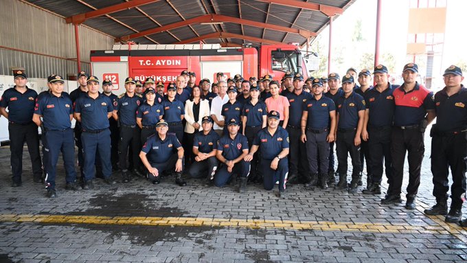 Aydın’da İtfaiye Ekiplerine Ziyaret