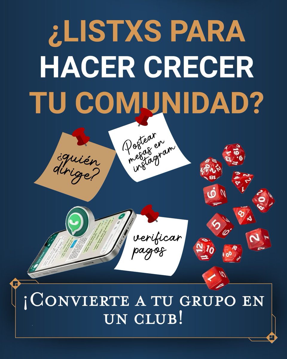 ¿Tu grupo de rol ya no cabe en el salón?
🎲 Es hora de hacer crecer tu comunidad.

Con Critical Match:
✅ Automatizas reservas y cobros
✅ Publicas partidas en segundos
✅ Creas un club sin complicarte

🔥 Y como early adopter… ¡40% de descuento!

forms.gle/SLhHkr5axAFqy8…