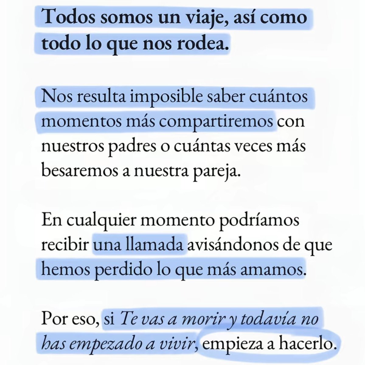 citiesval's tweet photo. Te vas a morir y todavía no has empezado a vivir https://t.co/5FY9tg4Nu7