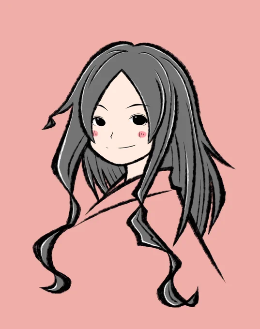世間はお盆休みだわぁ #一次創作 #イラスト
