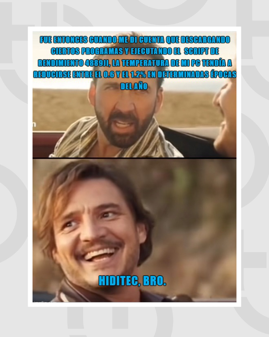 Hiditec's tweet image. Déjate de los consejos de ese tal @David_fire45infinitypool. Sí, esos que te encuentras en la última página del foro de turno. 🤣

👉🏼 hiditec.com/es/24-refriger… 

#hiditec #pcgaming #pcgamer #gaming