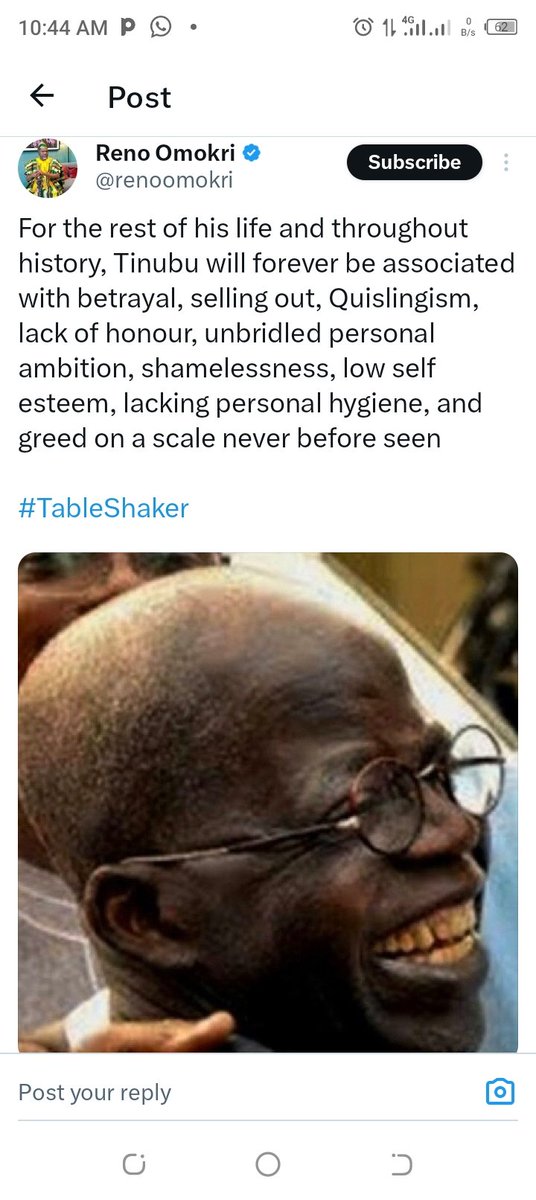 GodwinJDNo15's tweet photo. @renoomokri @officialABAT @PBATMediaCentre 
@TinubuMediaS @SenRemiTinubu @AdewaleTinubu just look at him https://t.co/CQ7R2iDyum