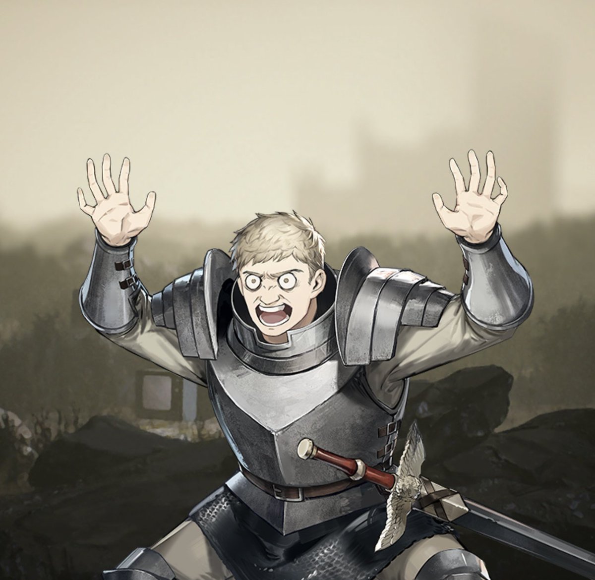 ･狂人のように見えるが、あえてそう振る舞う事で真意を隠している計算高い傭兵である

･狂人のように見えるが、親に見棄てられ心が歪んでしまった悲しい過去がある

･狂人のように見えるが、人体実験により人格が変わってしまった悲しい過去がある

･狂人のように見えるが、狂人