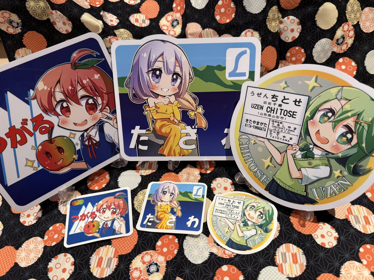 C106 夏コミ新刊、会場限定先着特典はミニステッカー3種類セットです