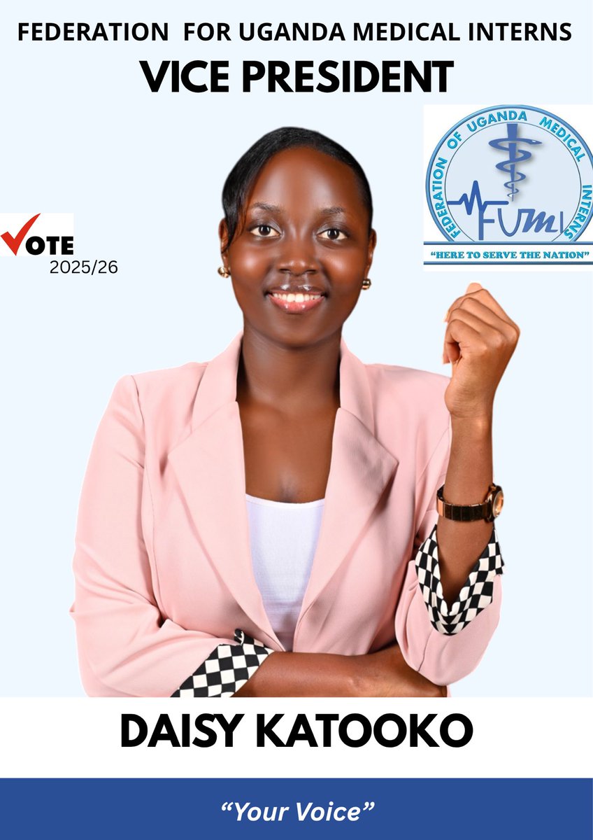 I bring to the table a passion for advocacy, a deep understanding of our collective challenges, and a steadfast commitment to service during times of delay and change. #FUMI2025/26 
#DAISY4VP  
#YourVoice