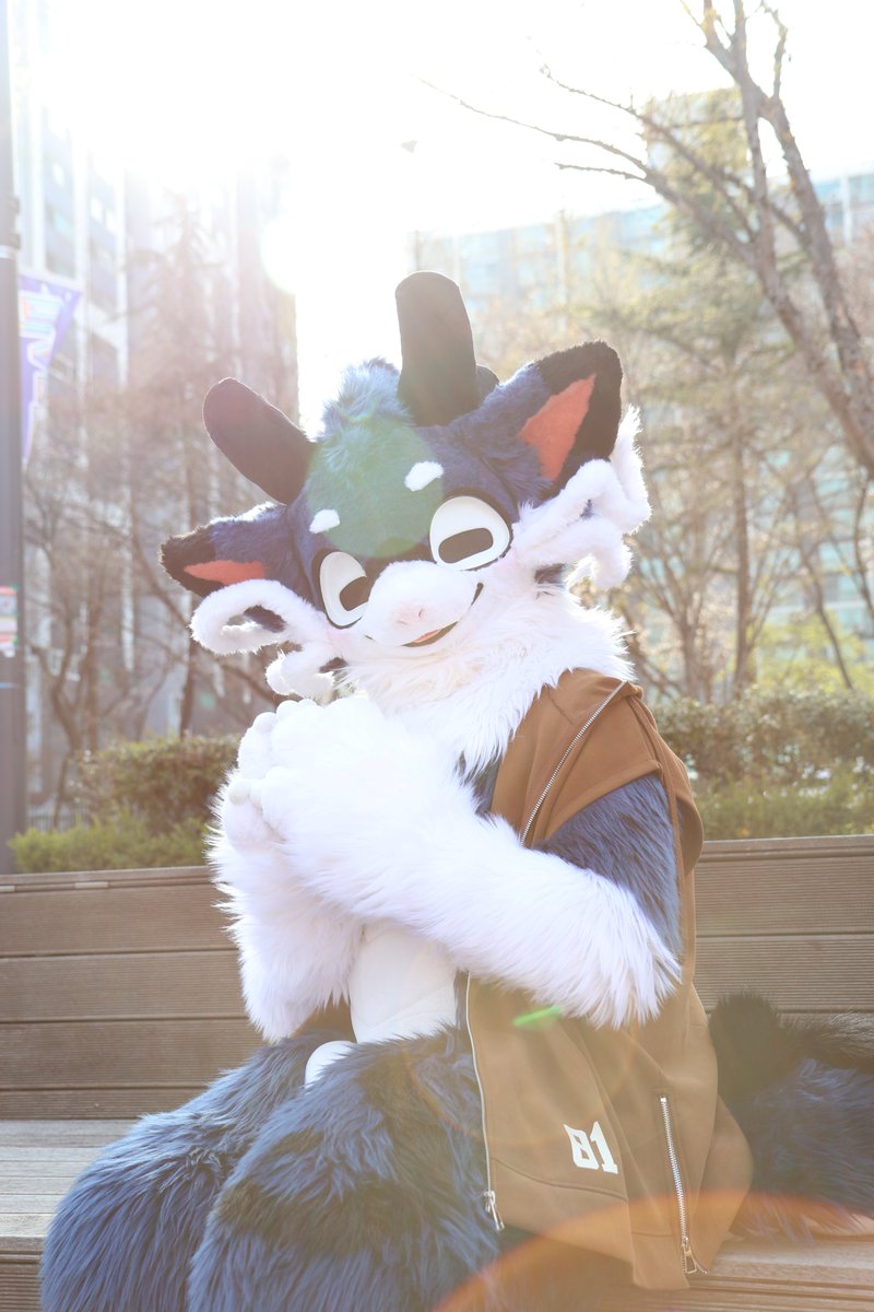 왜애애~~? #FursuitEveryday #신뇽이