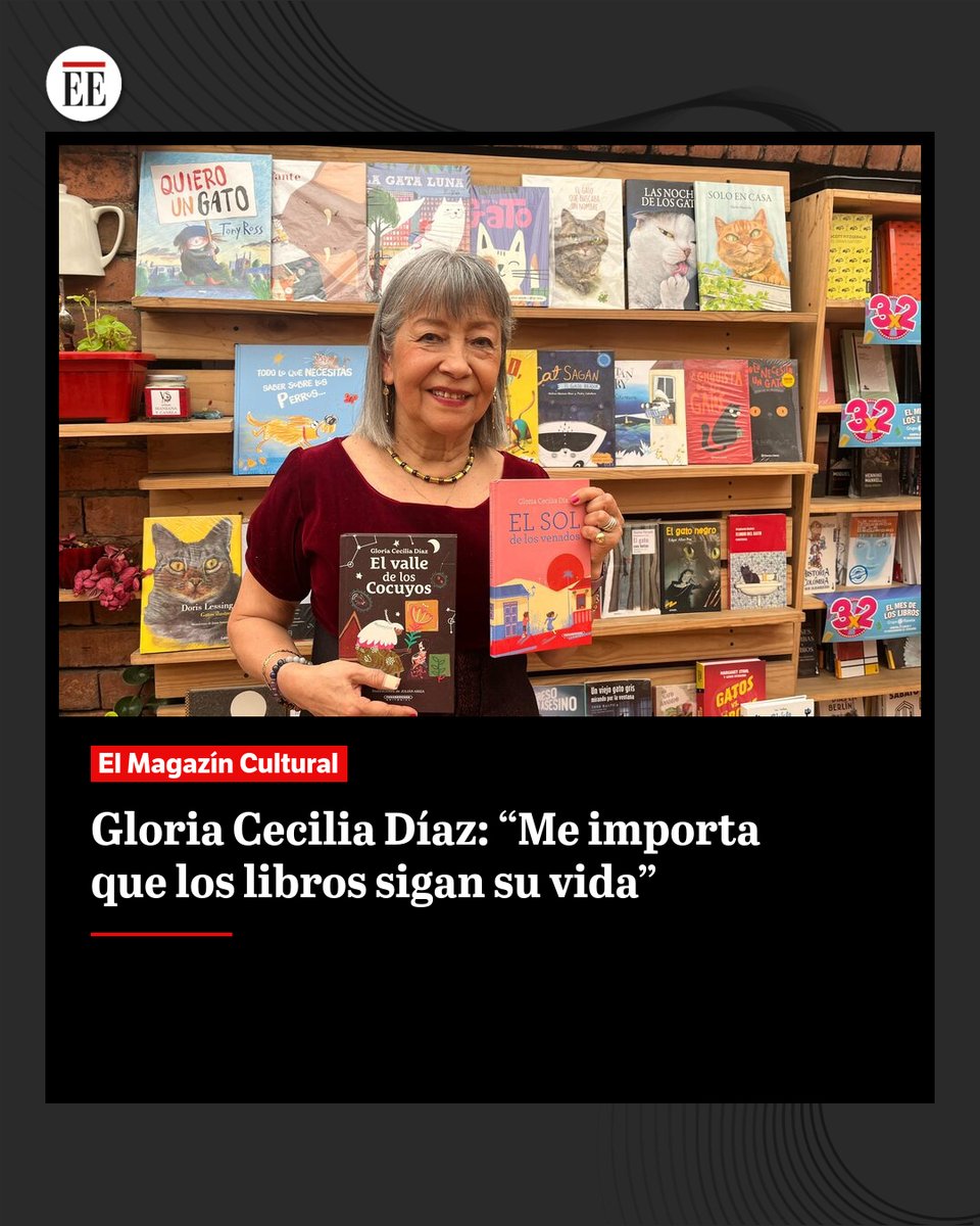 #EE | Gloria Cecilia Díaz habló en esta entrevista sobre la reedición de sus libros "El sol de los venados" y "El valle de los cocuyos".
ok.me/VmcM1👈🔗