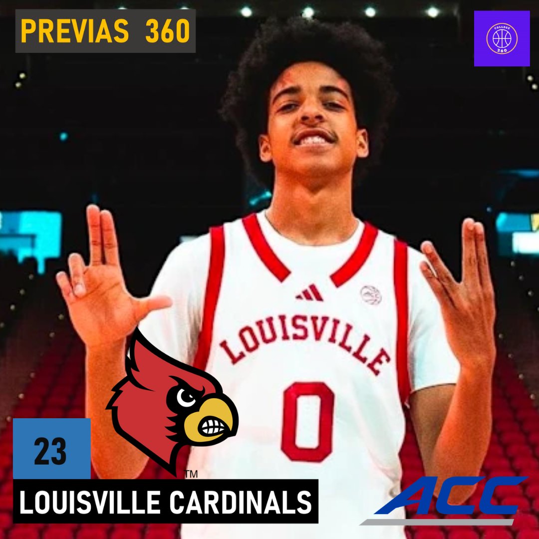 🚨 PREVIAS 360 🚨

Con el número 23 tenemos a los Louisville Cardinals junto a <a href="/eloifp_13/">Eloi Fernández Porta</a>.

⭐️ Mikel Brown Jr., la gran estrella que necesitaban.
📈 Clase de Transfer Portal con mucha experiencia.
💵 Pat Kelsey debe manejar los egos del equipo.

📺 youtube.com/watch?v=zFoMBl…