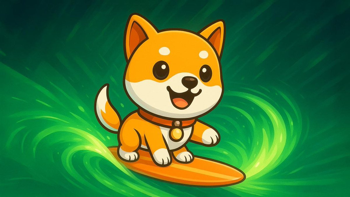 BabyDoge's tweet photo. GM. Ready to ride the week? https://t.co/pq4jjWo0A6