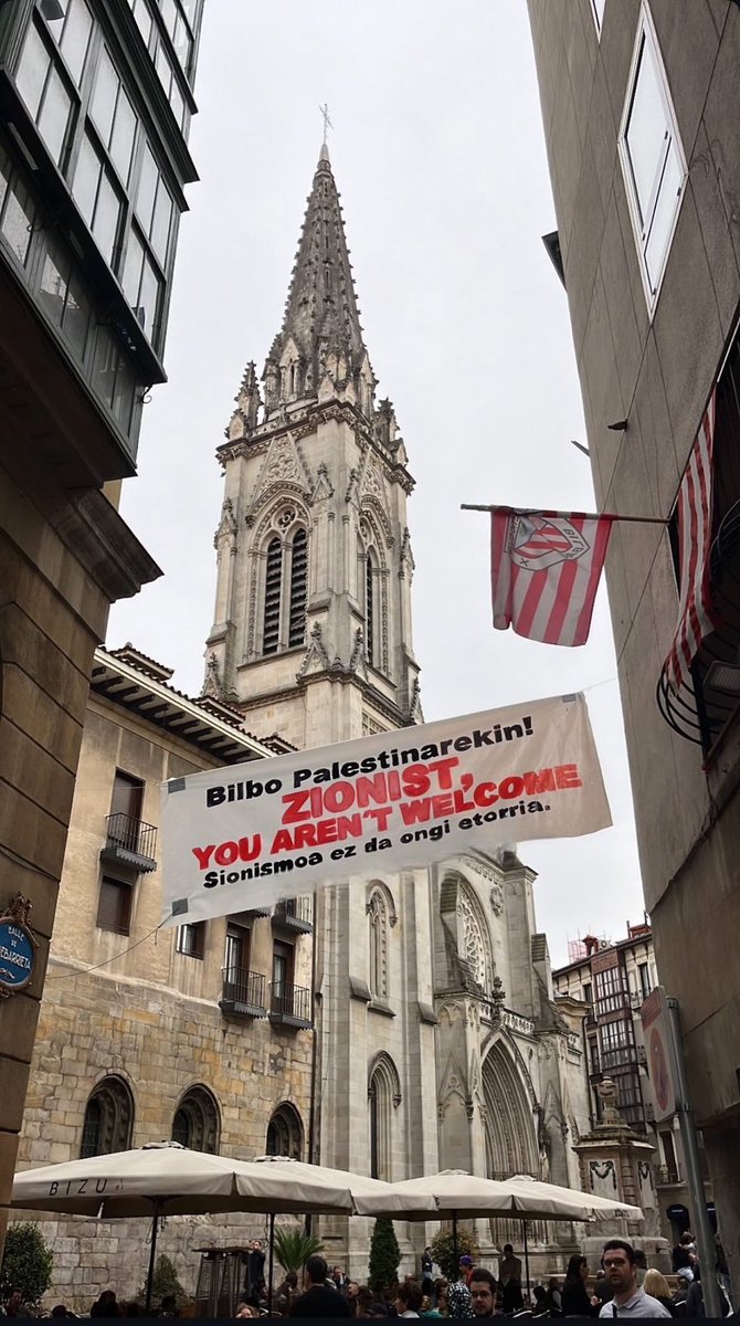 ultras_antifaa's tweet photo. “Zionist, you are not welcome.”

📍Bilbao, Basque Country https://t.co/f5MmQGTMaY