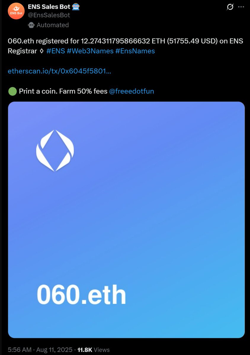 two $50k 3digit sales today.

for those of you who still dont get it or dont understand, thats okay 🫂next year in hindsight it'll make complete sense how obvious the 3digit ENS play was.