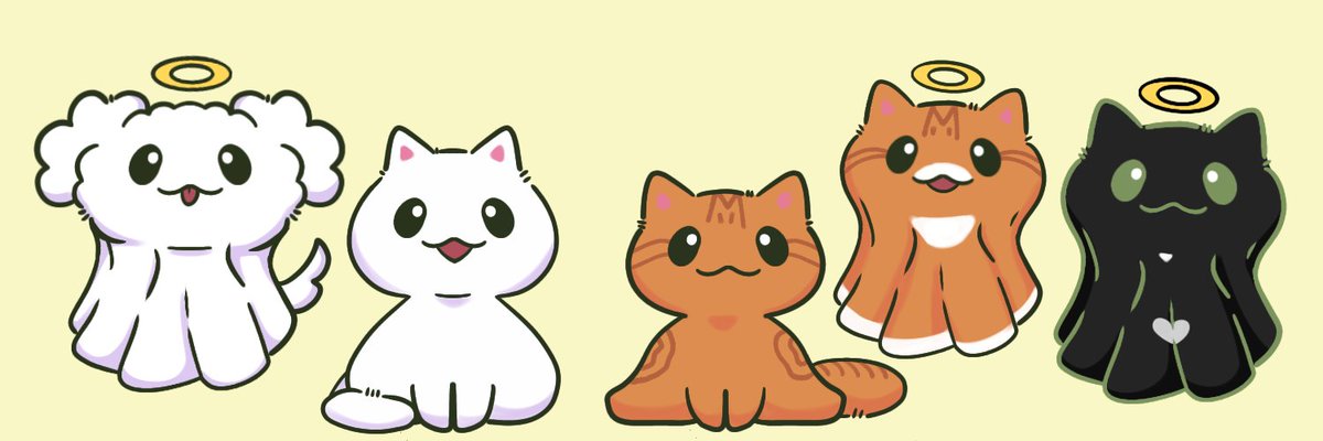 Can't believe that I would be updating my drawing of my kids.. run free Bella and Cody, I will always love you and miss you💜🩷