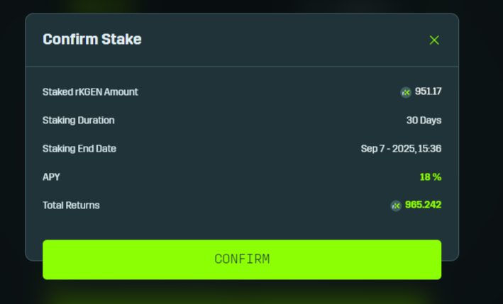 dancank1ng's tweet photo. All in. Staked every $RKGEN I’ve got — 951.17.
Phase 1 left me disappointed… months of effort, yet the reward felt tiny.
But I’m not quitting — Phase 2 will be bigger, better, and worth it.
Let’s see who’s really here for the grind.
@KGeN_Community 
#kgen #RKGEN #KDrop https://t.co/xw0Fpyrzju