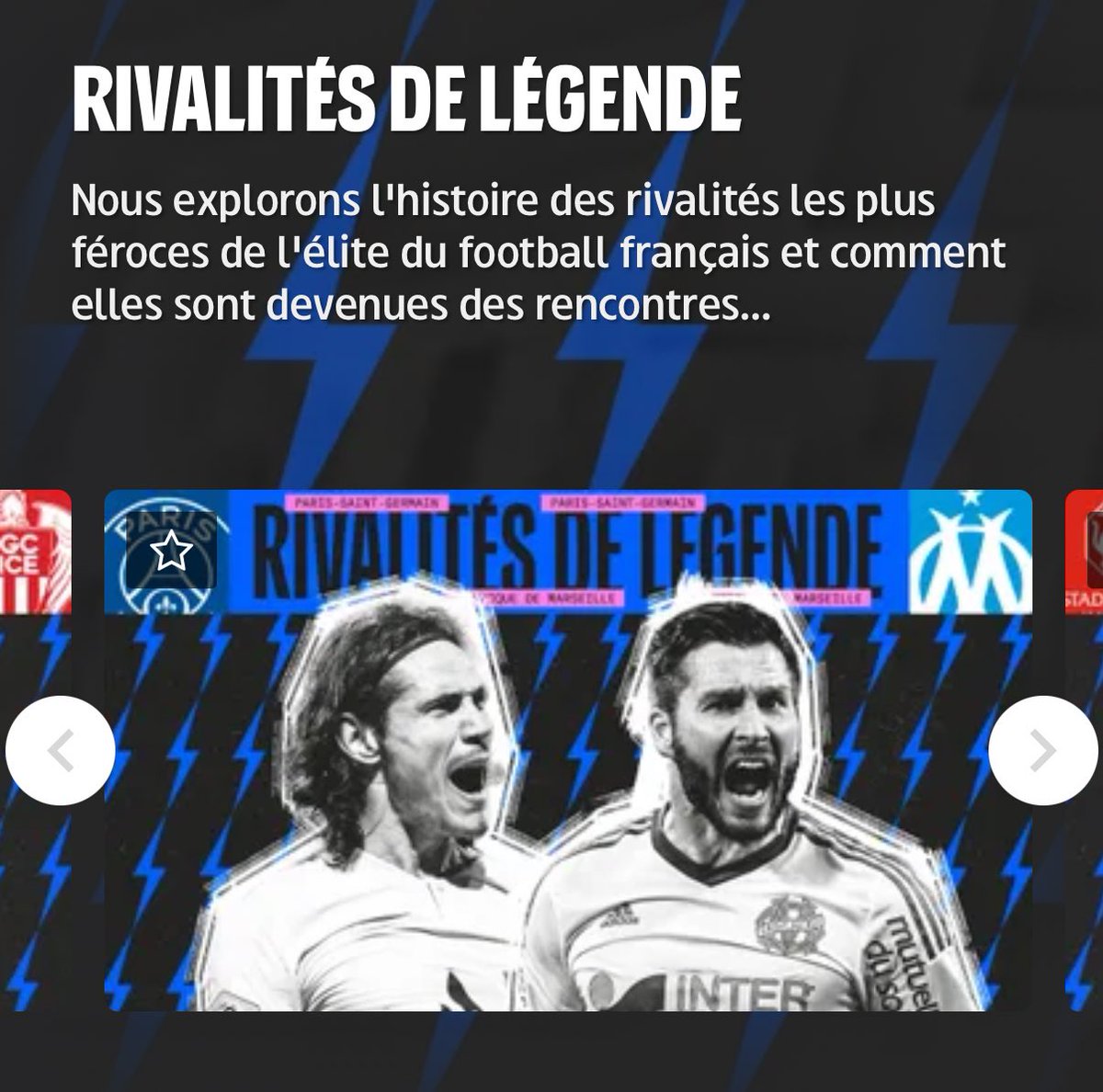 _BeFootball's tweet photo. 𝗘𝗧 𝗖𝗘 𝗡’𝗘𝗦𝗧 𝗣𝗔𝗦 𝗧𝗢𝗨𝗧. 🥵✨

Des formats vidéos de + de 10 minutes explorant les plus grandes rivalités de notre championnat depuis leurs racines. 🍿

⚔️ Nice - Monaco
⚔️ Nice - OM
⚔️ OL - OM
⚔️ OM - Bordeaux
⚔️ OM - Nice
⚔️ PSG - OM
⚔️ Rennes - Nantes
⚔️ ASSE - OL https://t.co/iUekg6IQPz