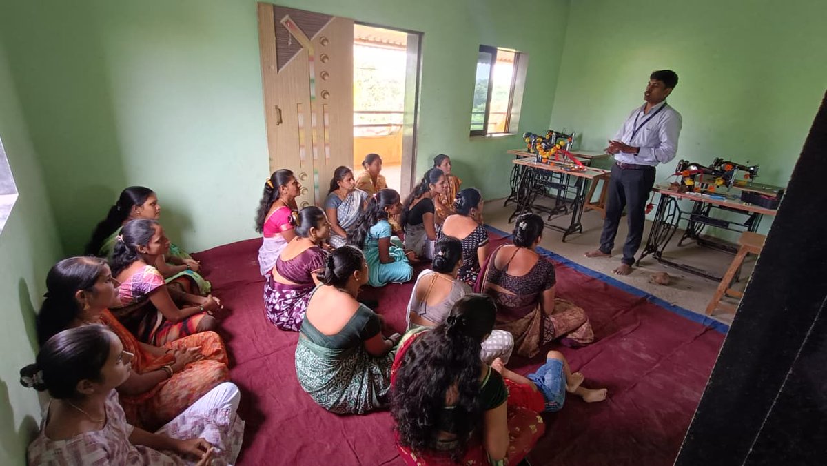 18 women. 1 village. A room full of sewing machines and big dreams. 
The I-Save Tailoring Class in Runde, Kalyan Block just began, turning skills into income, and income into independence.
This is how threads become change. #WomenEmpowerment #RuralIndia #KarunyaTrust