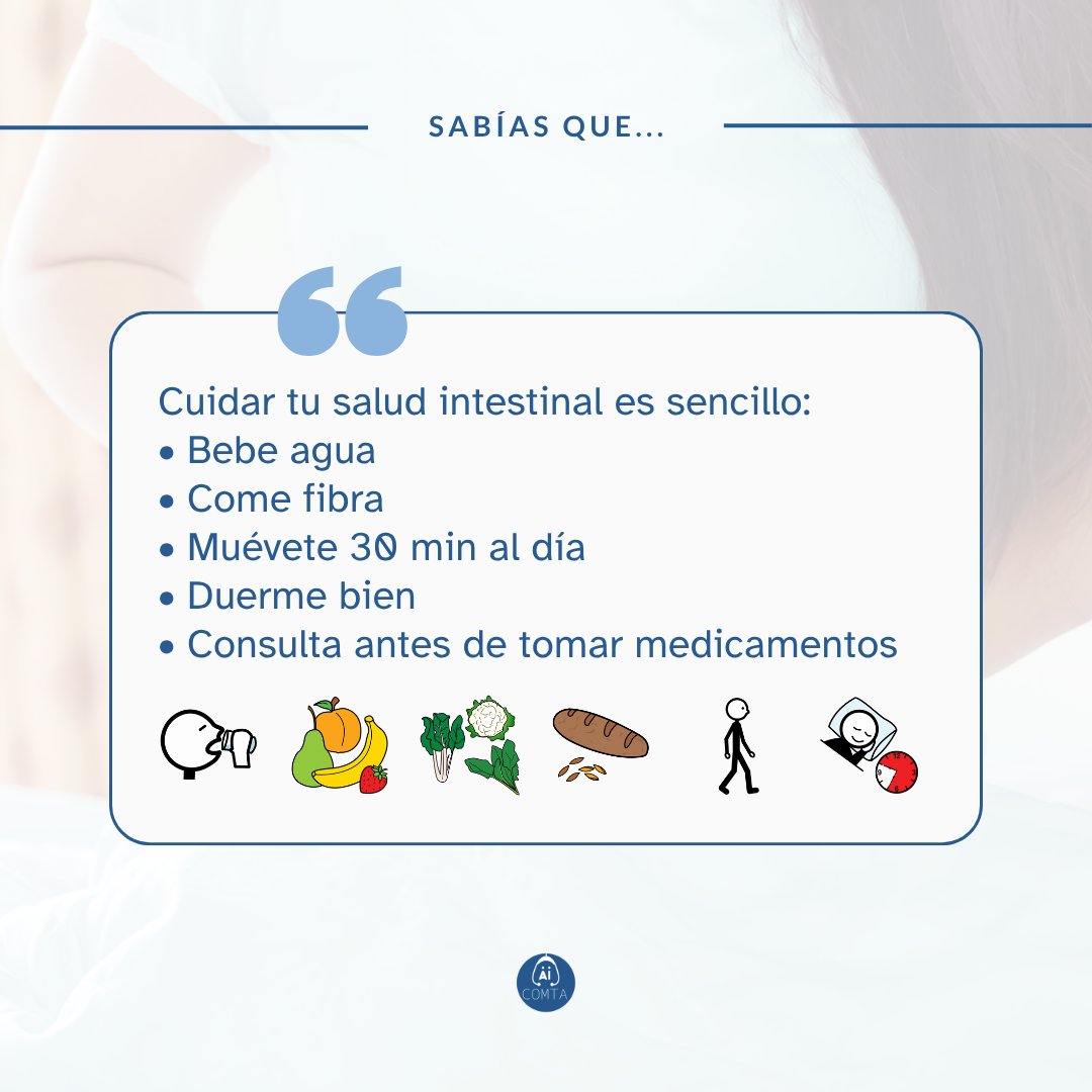 💡¿Sabías que...? 

🔹Cuidar tu salud intestinal es fácil

#Salud #SaludDigestiva #Medicina #Pontevedra #Sanidad  

ℹ️Fuentes:  
* <a href="/pontegastro/">Digestivo Pontevedra Hospital Universitario</a> <a href="/ponsalsergas/">Área Sanitaria de Pontevedra e O Salnés</a>

🤝🏻Colaboran @fecyt_ciencia y #EncePlanSocialPontevedra / Pictogramas: <a href="/arasaac/">ARASAAC</a>