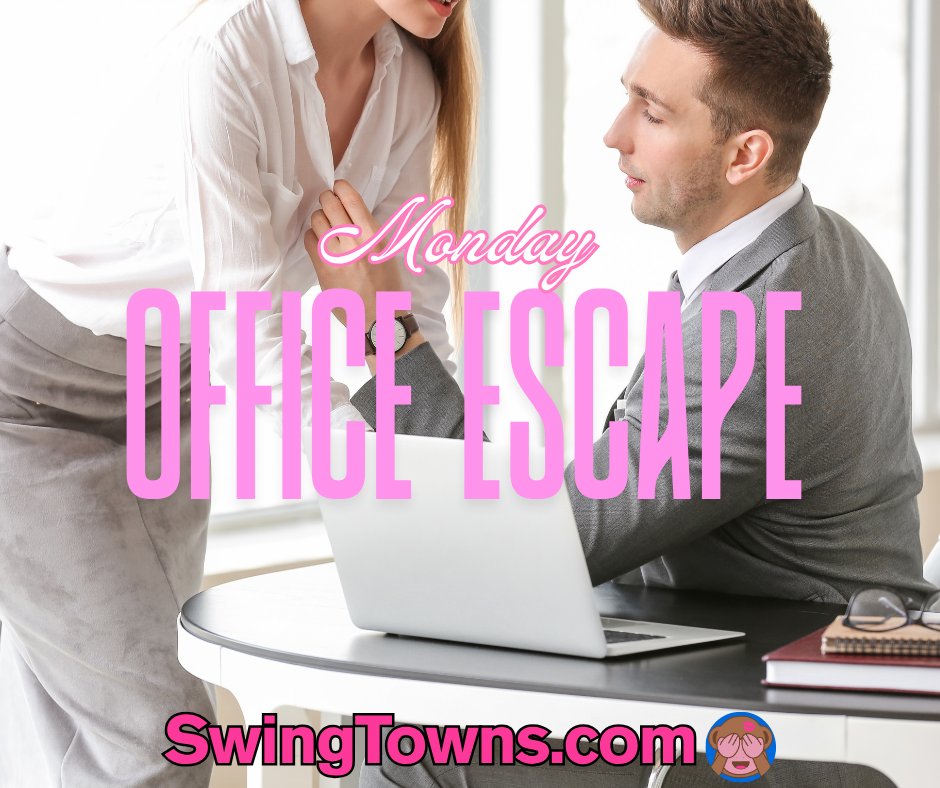 SwingTowns's tweet photo. 👔 Office Escape Monday
You loosen a button he raises an eyebrow then you both agree on after hours play
#SwingerLife #OfficeRoleplay #AfterWorkFun #MarriedNotBored #OpenMinded #ConsentFirst #MondayMood #Swingers #SwingerLifestyle #OpenMinded #SexPositive #Hotwife https://t.co/czS7xulqf2
