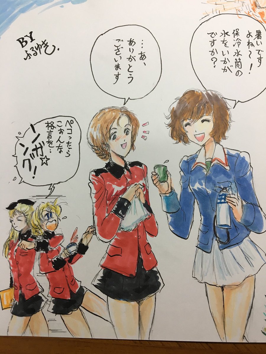この2話放送というのはガルパンにとって美味しい構成❗️
とくに3話で麻子が主役車輌であるⅣ号戦車の操縦士となり、あんこうチームが完成。たたみかけるように4話では練習試合で聖グロリアーナという屈指の濃いライバルと激闘して戦車道試合の面白さを強烈にアピールします。 